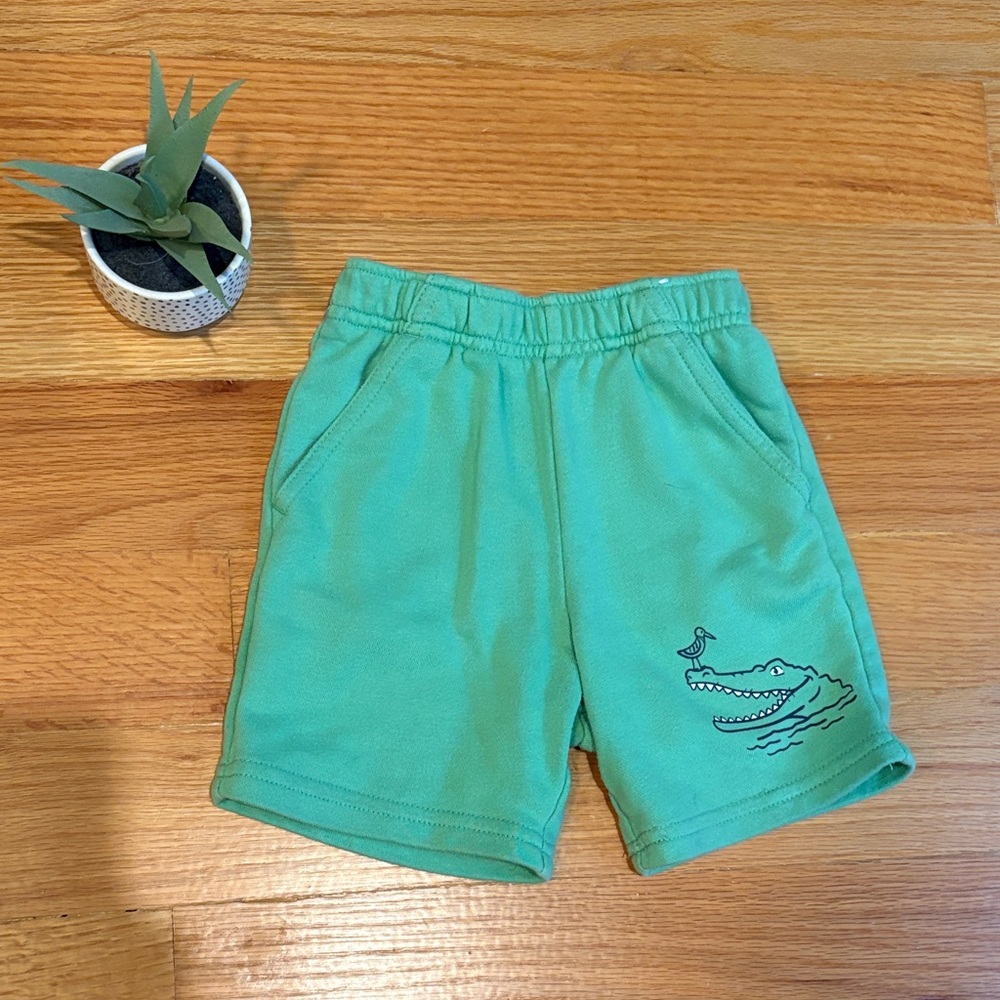 4/$21 3T Garanimals Green Crocodile Kids Shorts